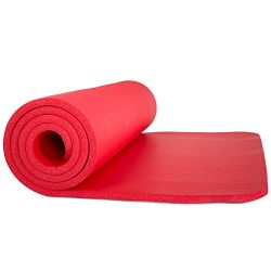 Sleeping Pad, Lightweight Non Slip Foam Mat with Carry Strap by Wakeman Outdoors (Thick Mattress ...