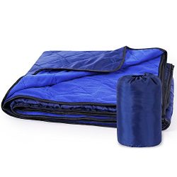 REDCAMP Outdoor Fleece Stadium Blanket Waterproof and Windproof,Soft Warm Camping Blanket 79R ...