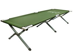 VIVO Cot, Green Fold up Bed, Folding, Portable for Camping, Military Style w/Bag (COT-V01)