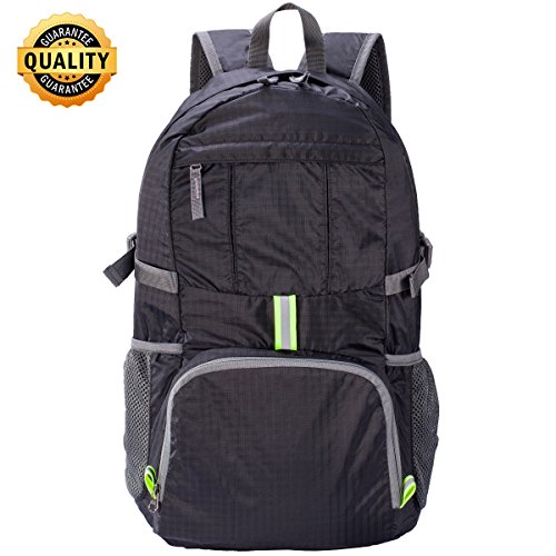 Hiking Backpack, Fold UP Back Pack, Water Resistant Backpack, Hiking ...