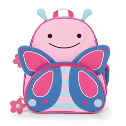 Skip Hop Zoo Toddler Kids Insulated Backpack Blossom Butterfly Girl, 12-inches, Pink