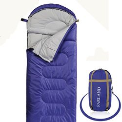 FARLAND Camping Sleeping Bag-Envelope Mummy Outdoor Lightweight Portable Waterproof Perfect for  ...