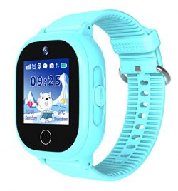 Waterproof Kids Smartwatch, Anti-lost GPS tracker Smart Watch for Children Girls Boys Compatible ...