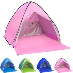 Ylovetoys Automatic Pop Up Beach Tent, 2 Person Instant Tent Sun Shelter Anti-UV Cabana Shade Wa ...