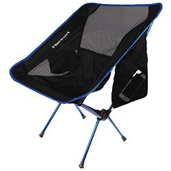 FBSPORT Lightweight Folding Camping Backpack Chair and Table, Compact & Heavy Duty Portable  ...