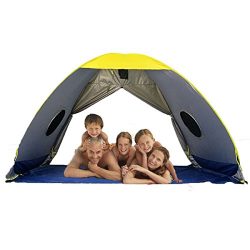 RIJER Larger Instant Sun Shade tent, for 4-5 perple POP UP Family UV Playbeach Tent Cabana Anti  ...