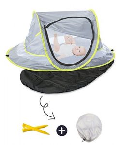 Monocho Baby Beach Tent UV Protection UPF 50+ Instant Beach Tent Sun Shelter Pop-up Outdoor Port ...