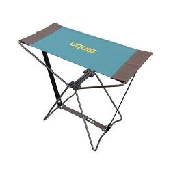 Uquip Portable Folding Stool Fancy for Camping and Sports – Petrol / Gray