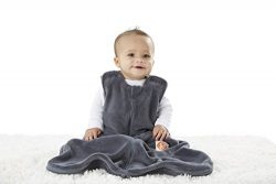 Gunapod Sleep Sack Unisex Fleece Wearable Blanket Baby Sleeping Bag, Charcoal Grey