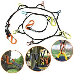 Outdoor Camping lanyard with Hook, Camping Rope Outdoor Storage Rope Outdoor Travel Camping Clot ...