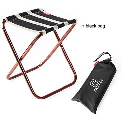 Skysper Folding Camping Stool, Portable Chair for Camping Fishing Hiking Gardening and Beach Bac ...