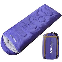 Envelope Sleeping Bag – 4 Seasons Warm Cold Weather Lightweight, Portable, Waterproof With ...