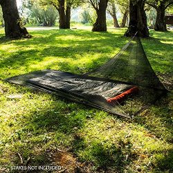 MEKKAPRO Mosquito Camping Insect Net with Carry Bag, Compact and Lightweight, Fits Sleeping Bags ...