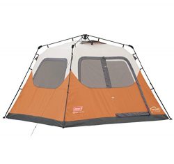 NEW COLEMAN Outdoor Camping Waterproof 6 Person Instant Tent – 10’x9′ Foootprint