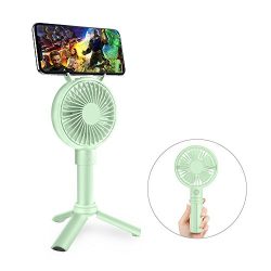 Handheld Fan, GAVAER Mini Portable Fan Rechargeable Battery Operated, Desk Electric Fan for Trav ...