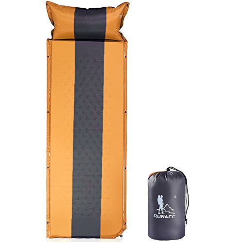 RUNACC Camping Sleeping Pad Camping Mattress Self-inflation Sleeping ...