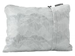 Therm-a-Rest Compressible Travel Pillow for Camping, Backpacking, Airplanes and Road Trips, Gray ...