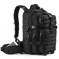 Gelindo Military Tactical Backpack, Army Molle Bug-out Bag, Small Rucksack for Hunting, Survival ...