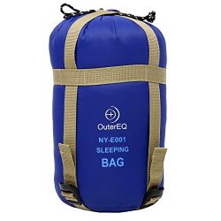 OuterEQ Camping Sleeping Bags Hiking Sleeping Bag (Dark Blue)