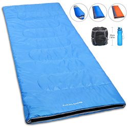 NORSENS Compact Ultralight/Lightweight Sleeping Bag for Camping Backpacking Hiking Outdoor, 20 D ...