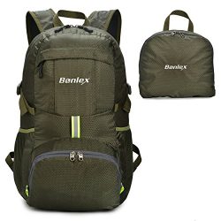 BONLEX Travel Backpack,Foldable Backpac,Packable Daypack – 35L Durable Ultra Lightweight W ...