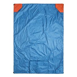 Klymit Versa Packable Camping Blanket & Comforter, Blue/Red