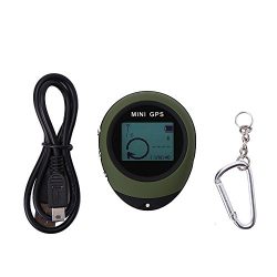 Mini GPS Tracker Locator, Waterproof GPS,Personal Pocket GPS Navigator for Outdoor Hiking Campin ...