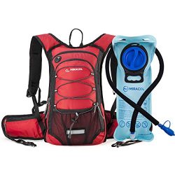 MIRACOL Hydration Backpack 2L Water Bladder, Thermal Insulation Pack Keeps Liquid Cool up to 4 H ...