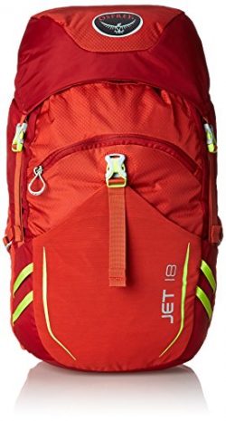 Osprey Youth Jet 18 Backpack, Strawberry Red, One Size