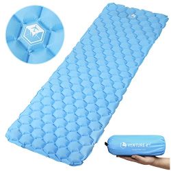 VENTURE 4TH Ultralight Sleeping Pad Lightweight, Compact, Durable, Tear Resistant, Supportive an ...