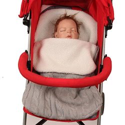 Baby Swaddle, Iuhan Infant Baby Swaddle Sleeping Bag Cute Soft Sleep Sack Stroller Wrap (Gray)